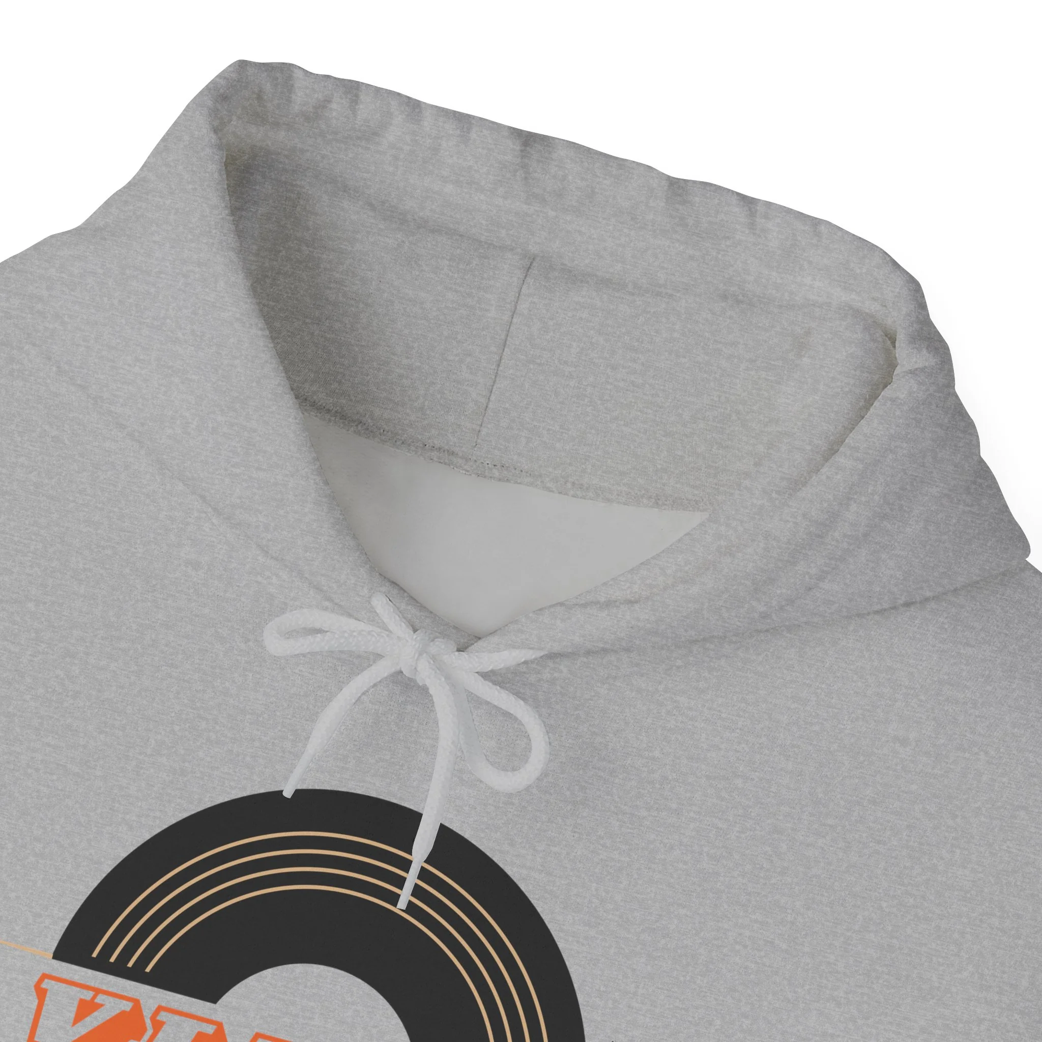 Vinyl Record Logo Men's Hoodie - Image 10