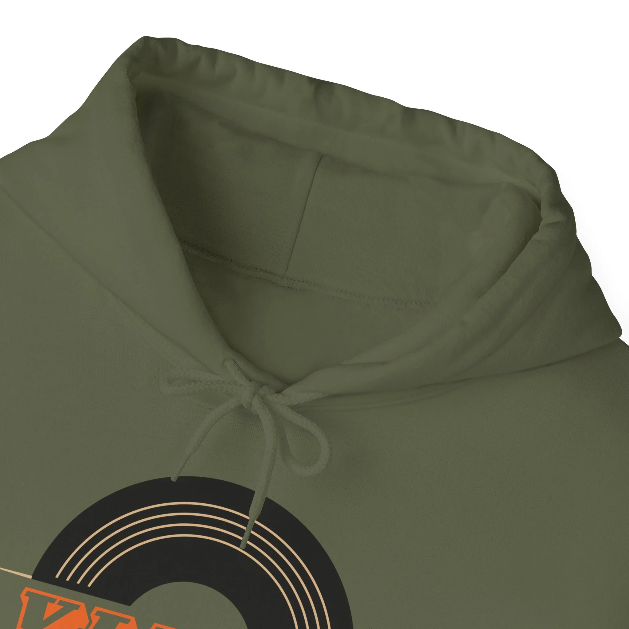 Vinyl Record Logo Men's Hoodie - Image 17