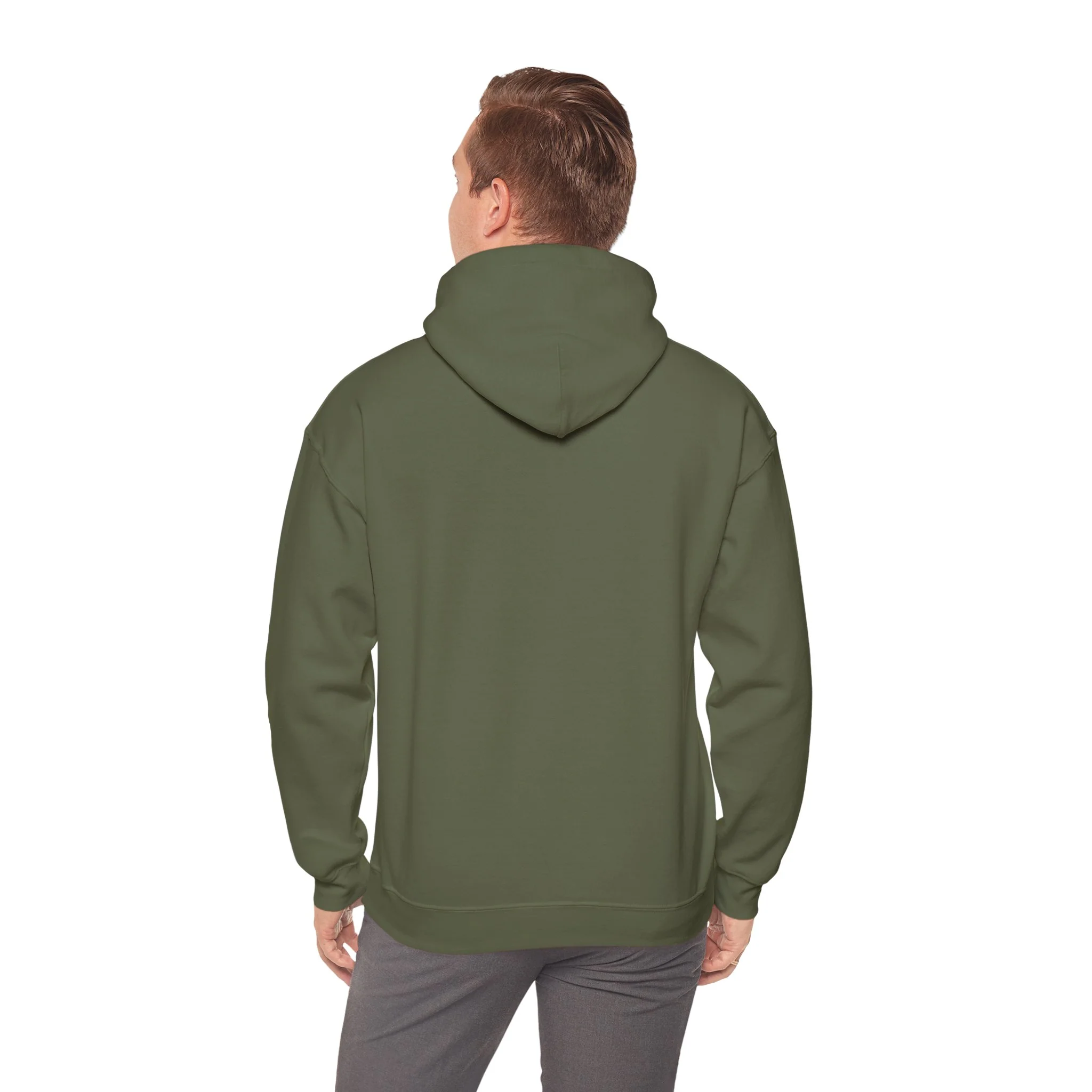 Vinyl Record Logo Men's Hoodie - Image 21