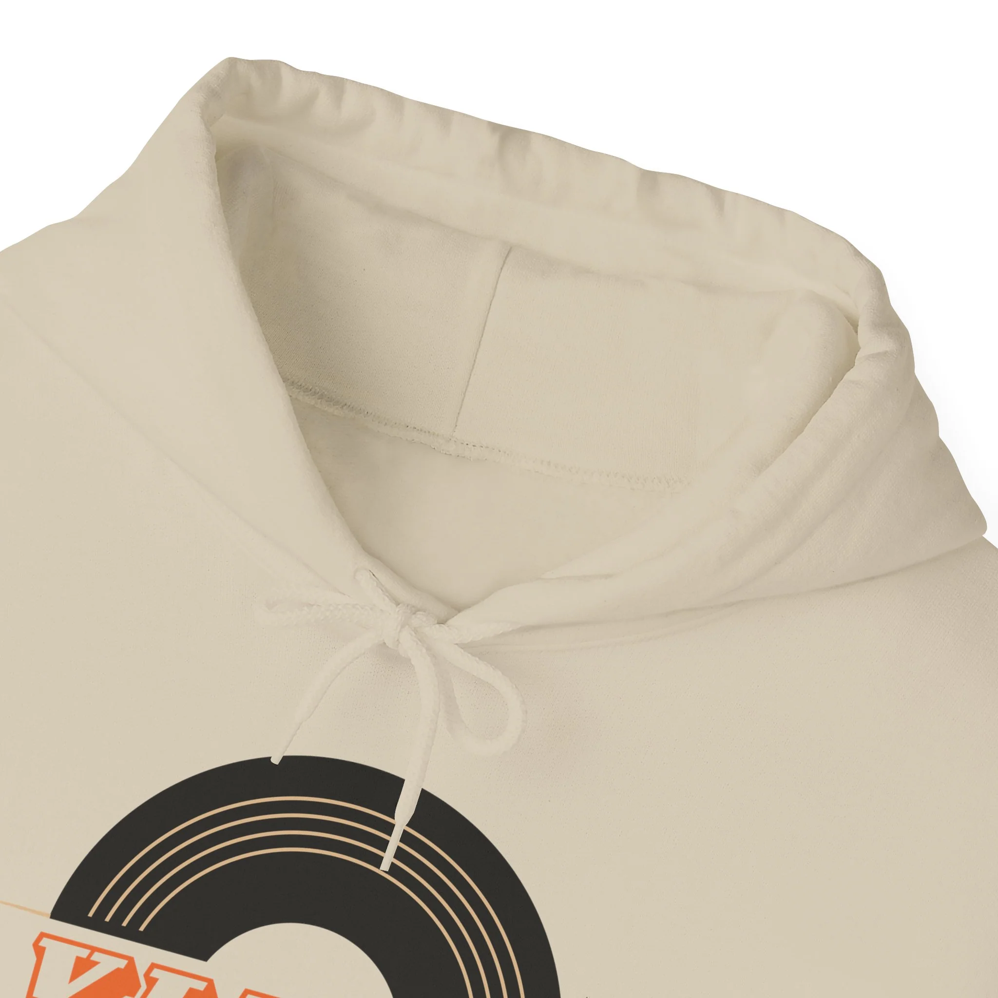 Vinyl Record Logo Men's Hoodie - Image 24