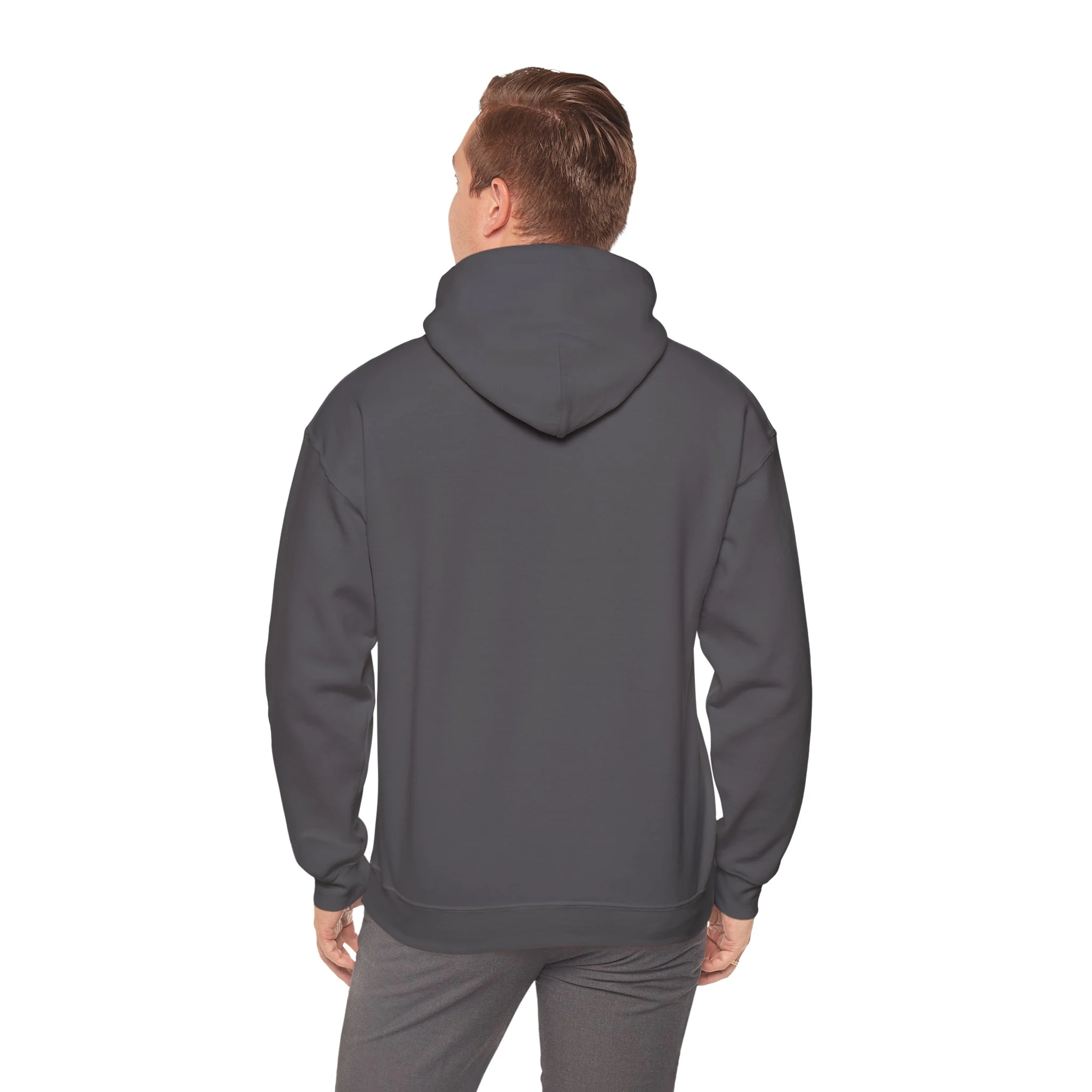 Vinyl Record Logo Men's Hoodie - Image 35