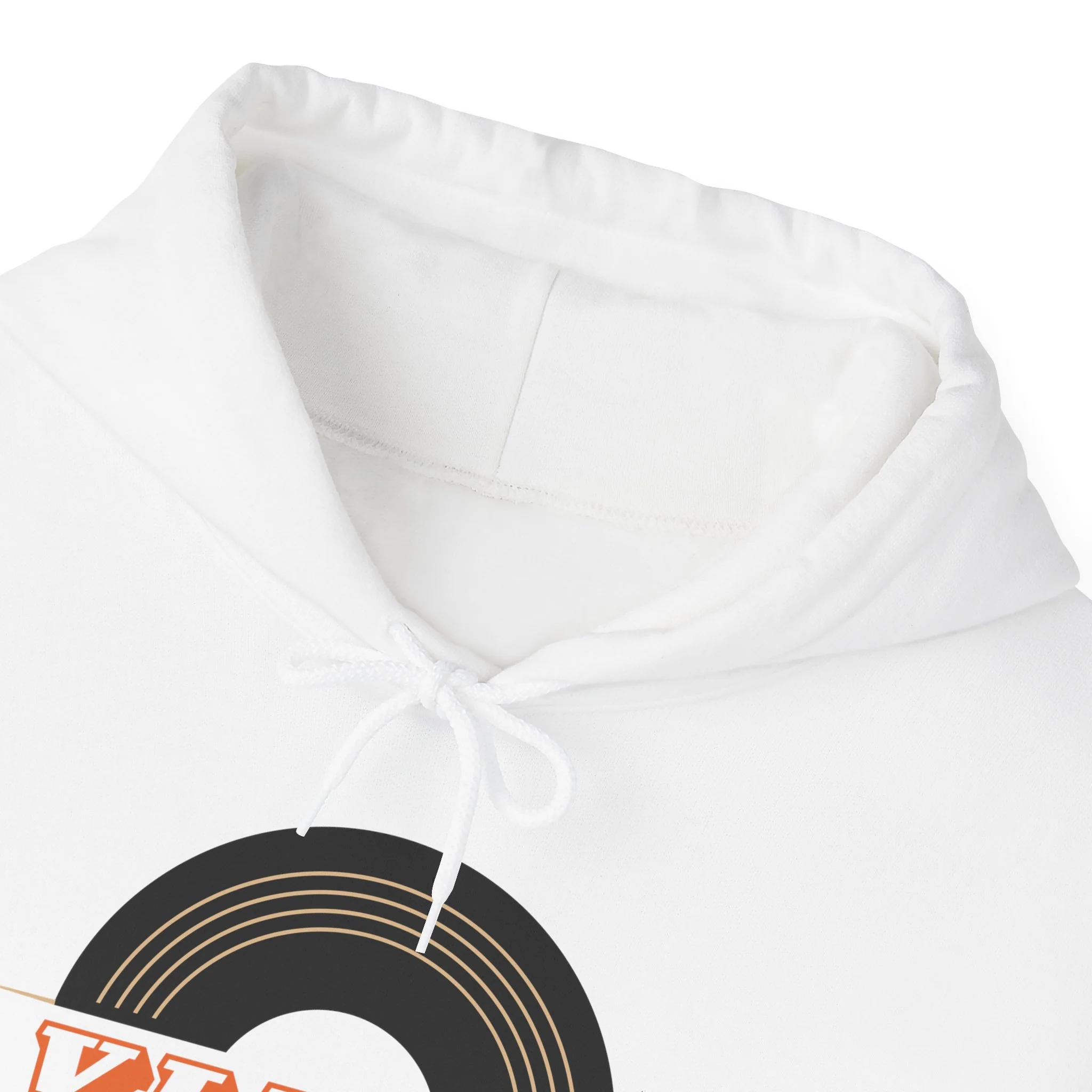 Vinyl Record Logo Men's Hoodie - Image 38