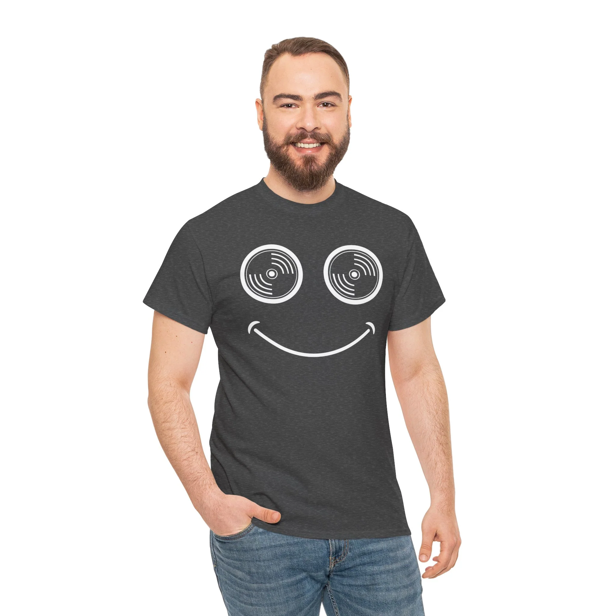 Vinyl Makes Me Happy Men's T-Shirt - Image 24