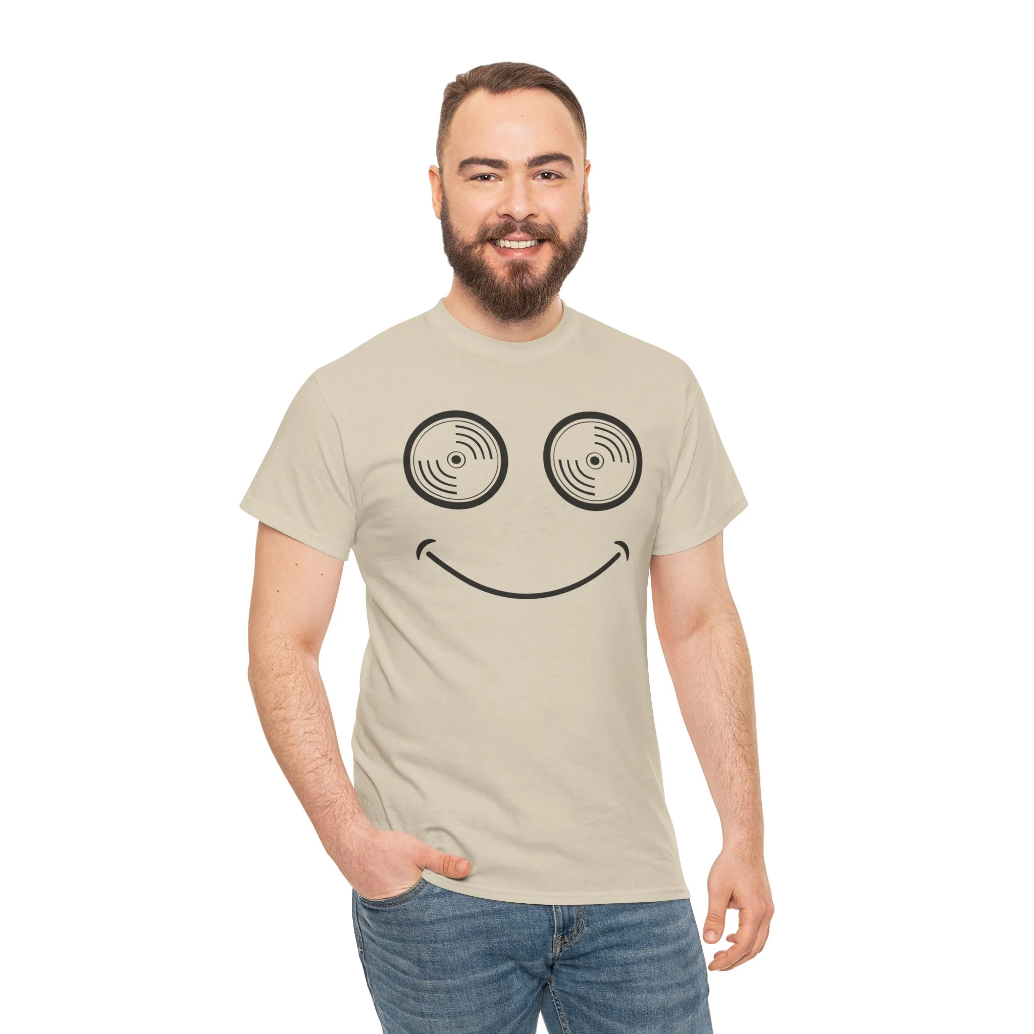 Vinyl Makes Me Happy Men's T-Shirt - Image 33