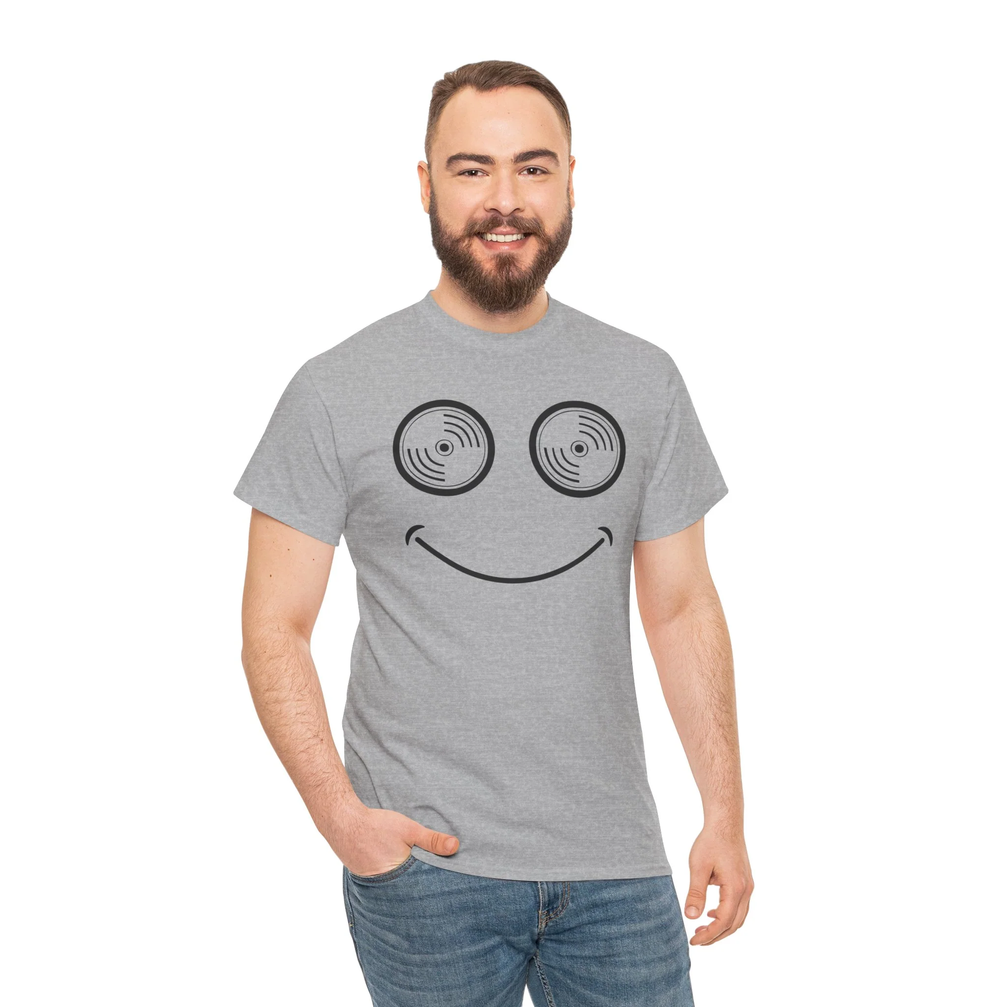 Vinyl Makes Me Happy Men's T-Shirt - Image 42
