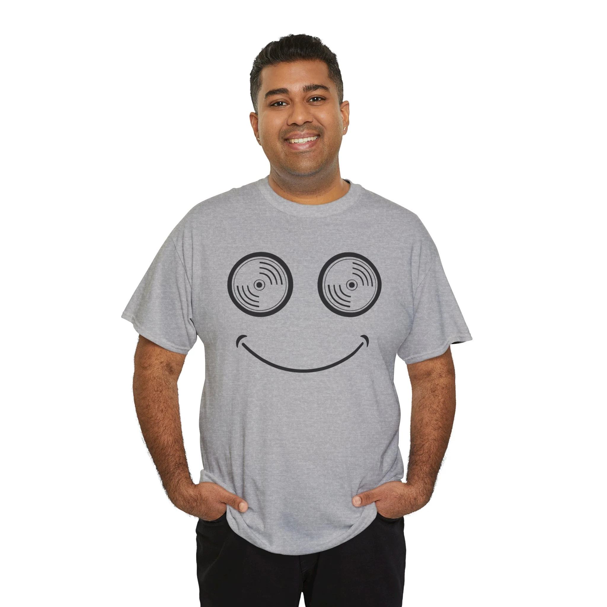 Vinyl Makes Me Happy Men's T-Shirt - Image 43