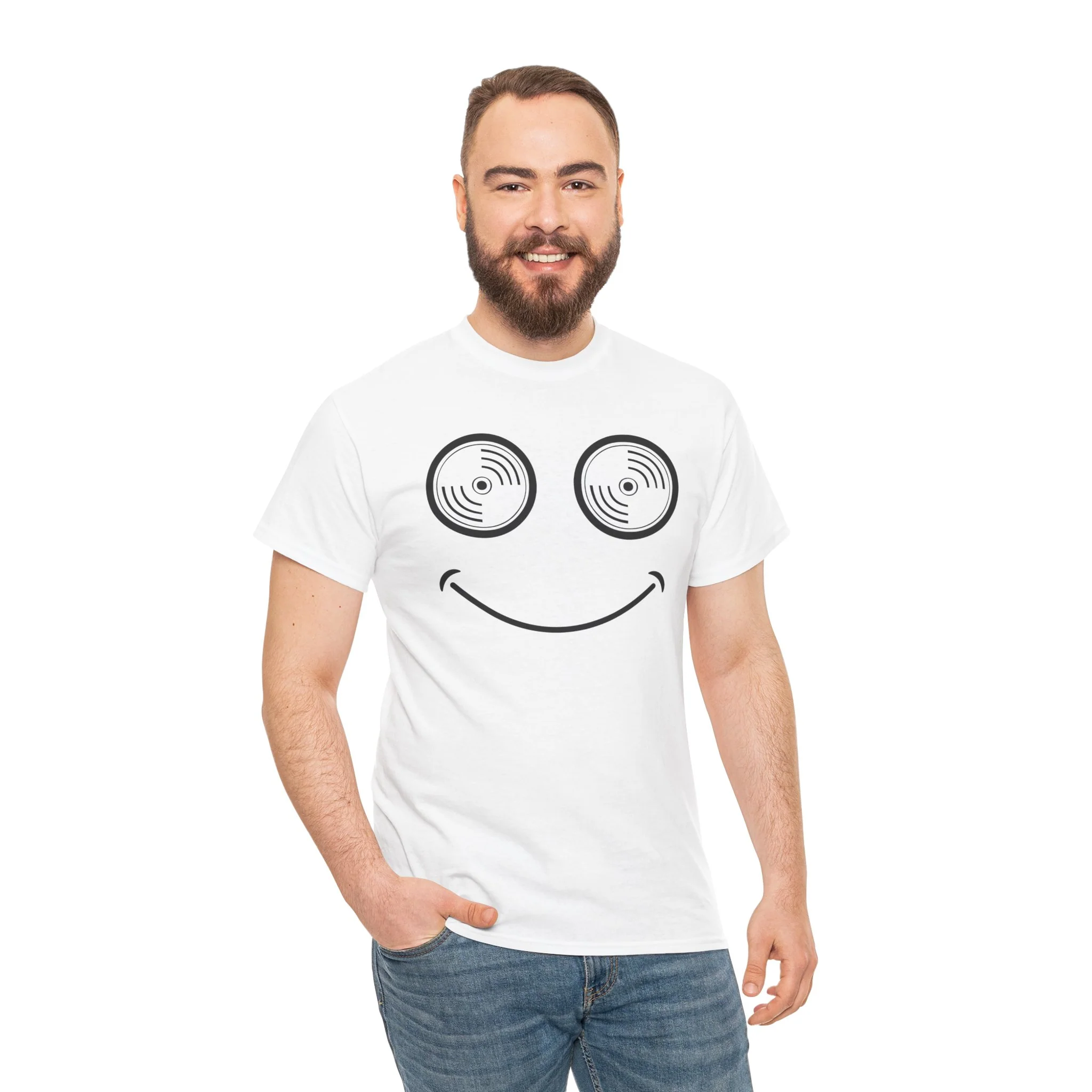 Vinyl Makes Me Happy Men's T-Shirt - Image 51