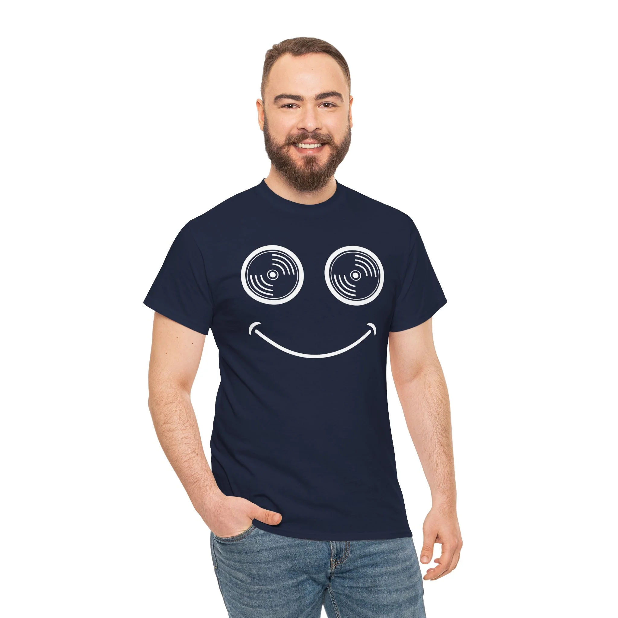 Vinyl Makes Me Happy Men's T-Shirt - Image 6