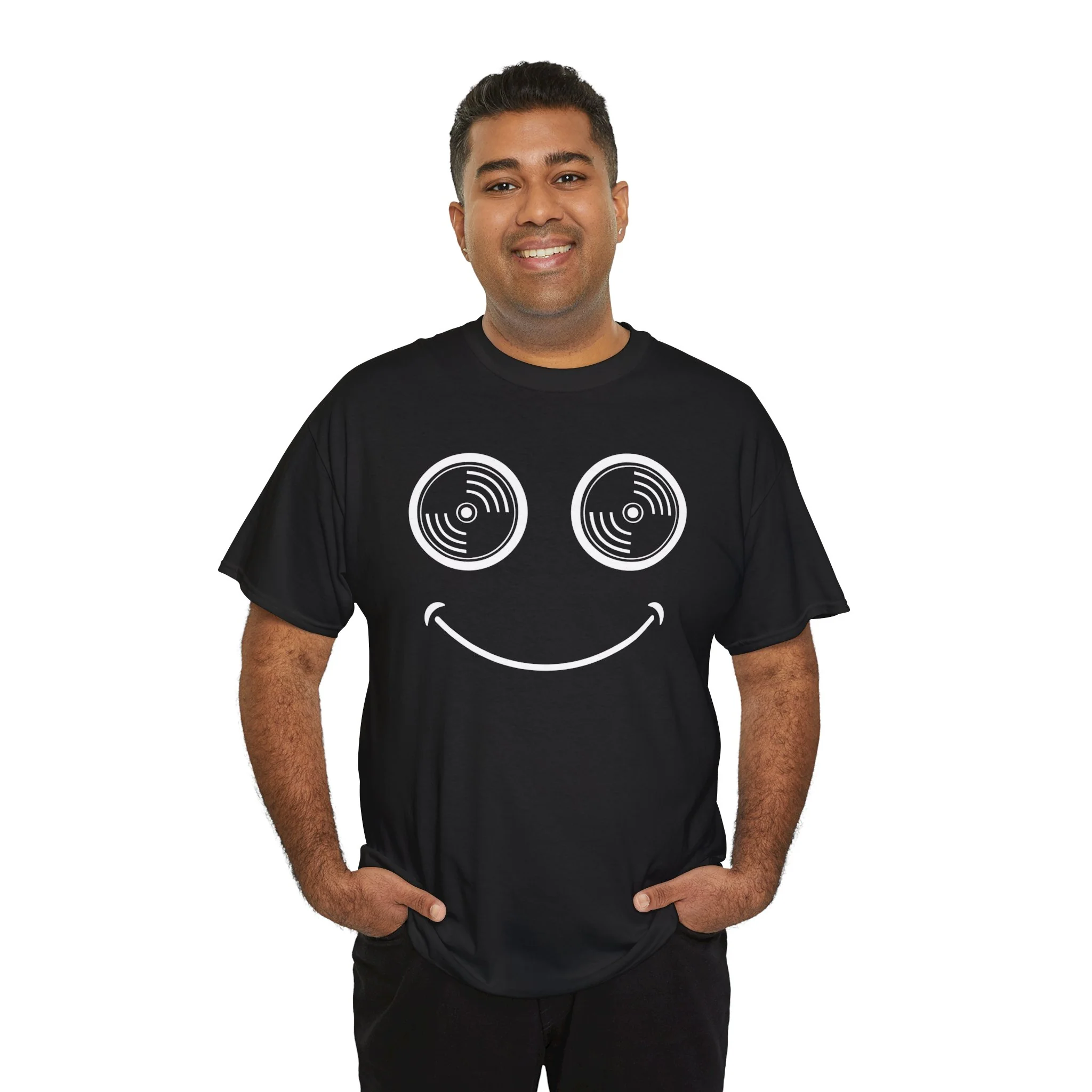 Vinyl Makes Me Happy Men's T-Shirt - Image 61