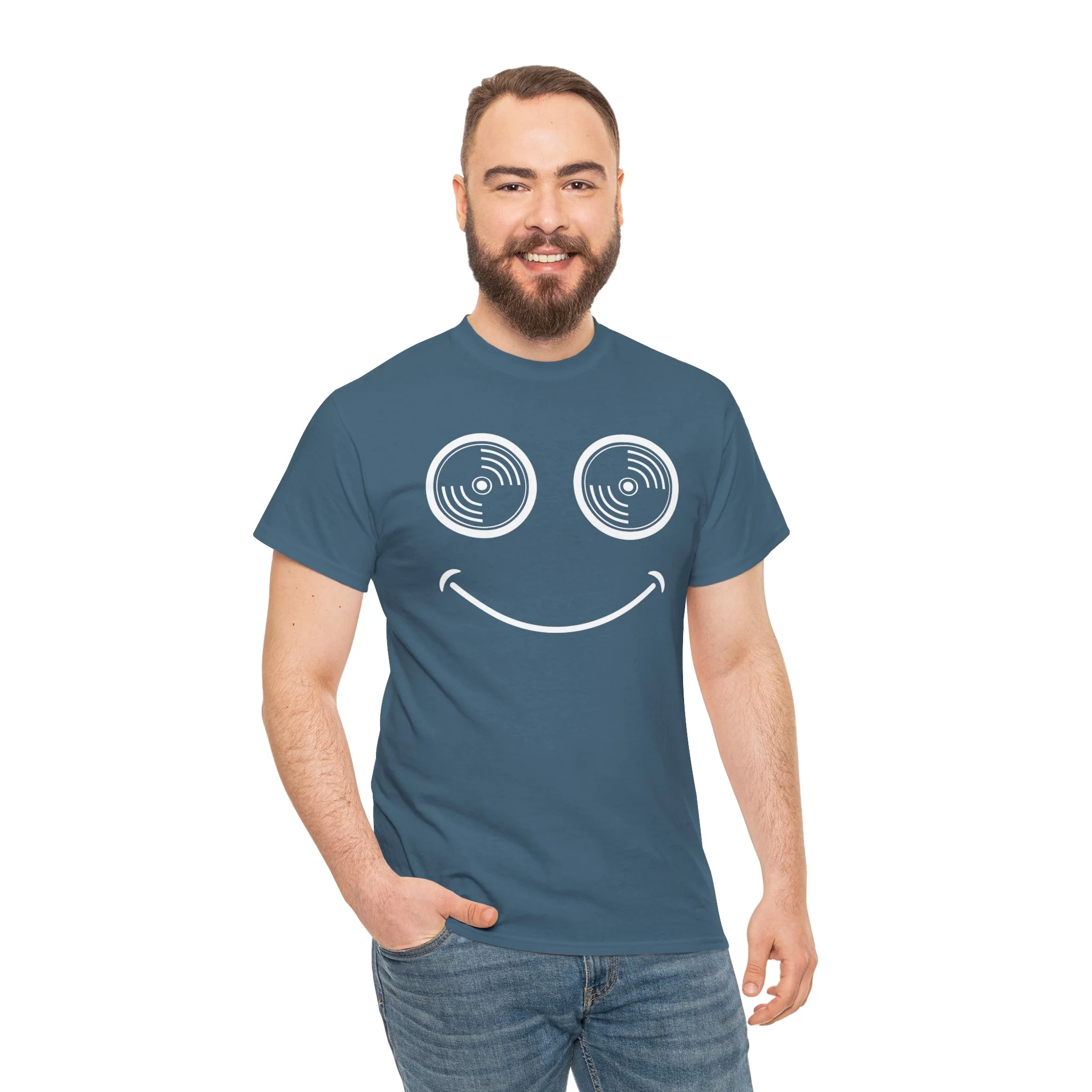 Vinyl Makes Me Happy Men's T-Shirt - Image 69