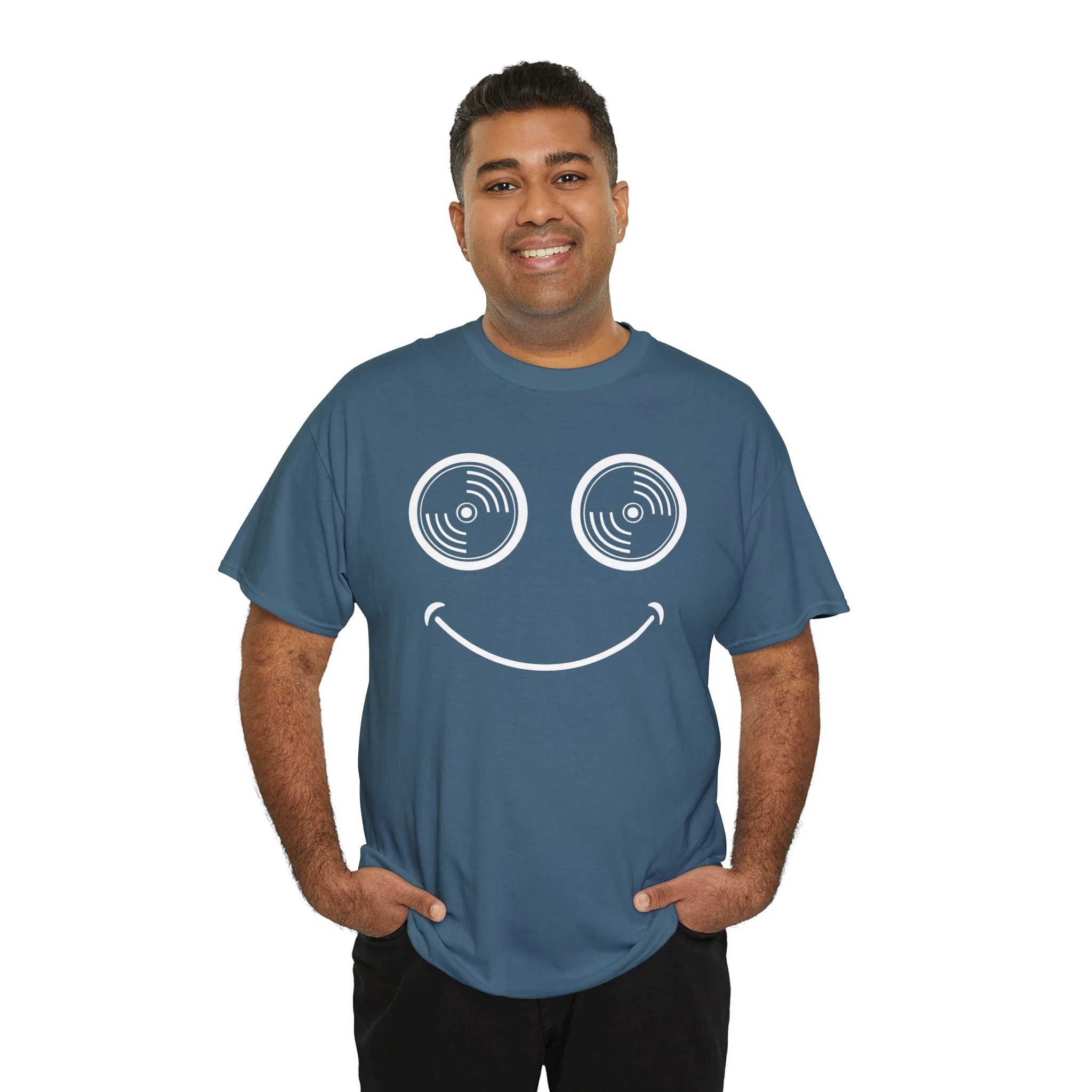 Vinyl Makes Me Happy Men's T-Shirt - Image 70