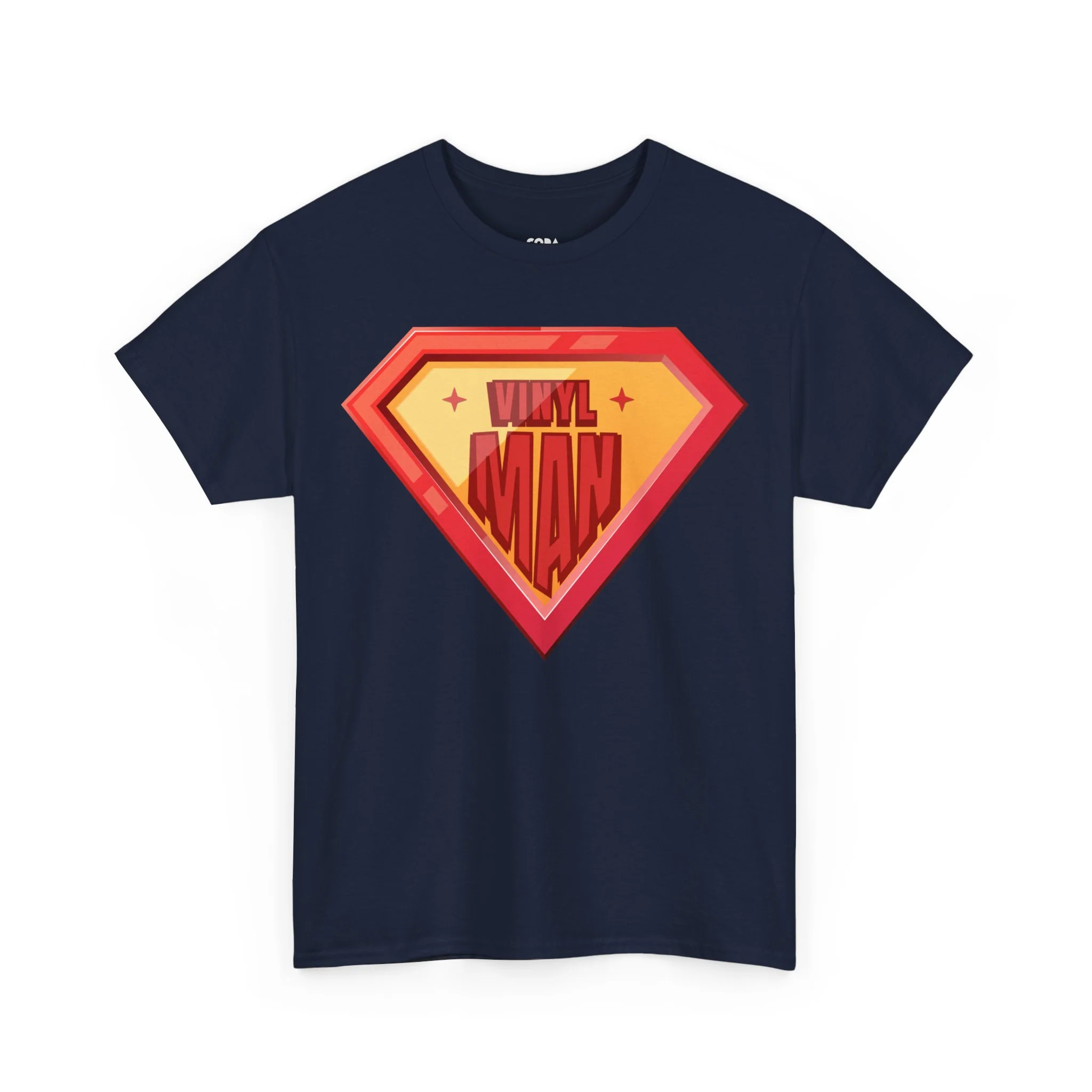 'Vinyl Man' Men's Superhero T-Shirt - Image 10