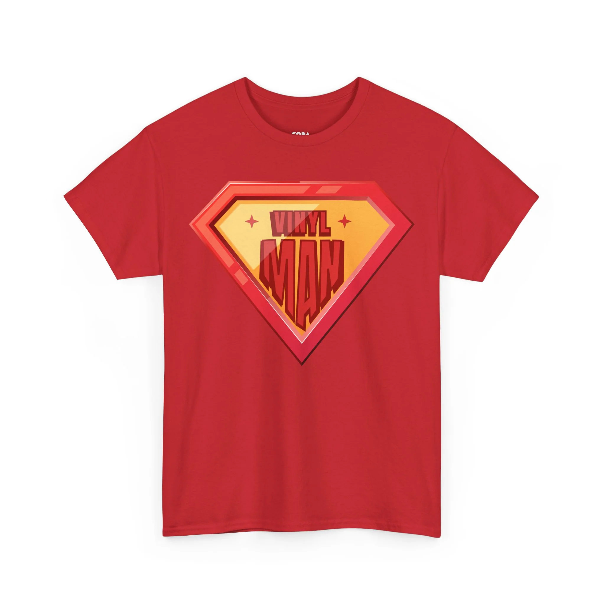 'Vinyl Man' Men's Superhero T-Shirt - Image 19