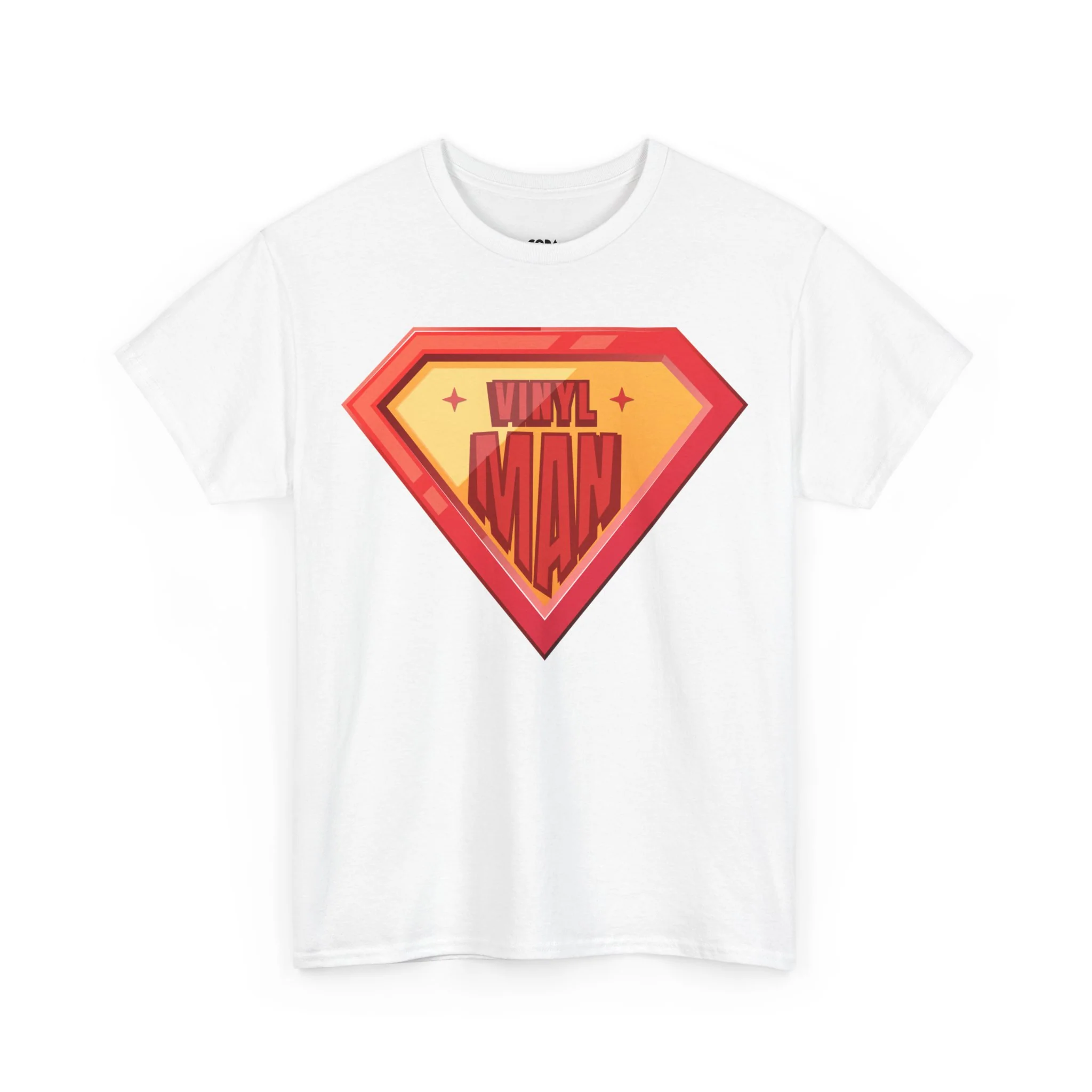 'Vinyl Man' Men's Superhero T-Shirt - Image 28