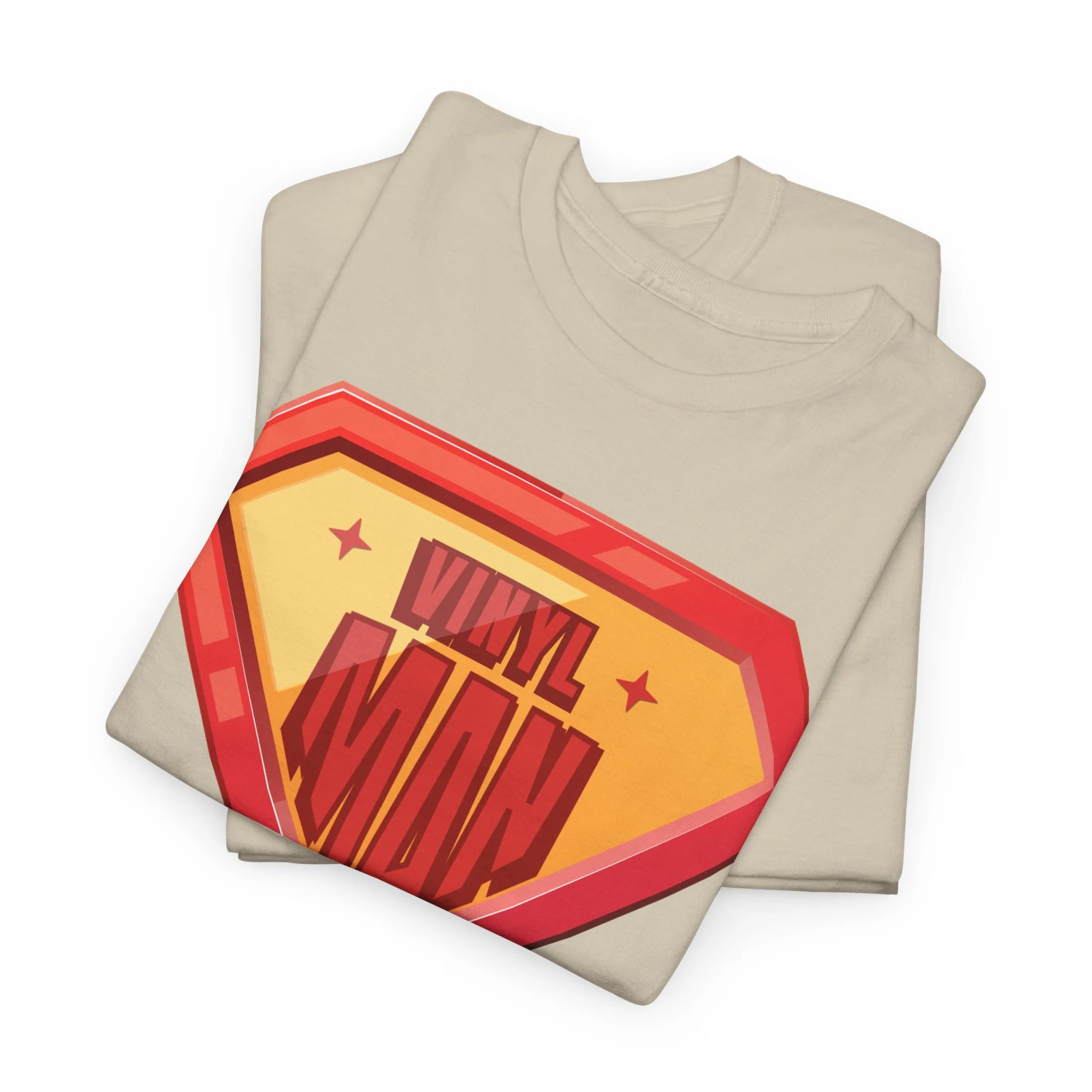 'Vinyl Man' Men's Superhero T-Shirt - Image 47