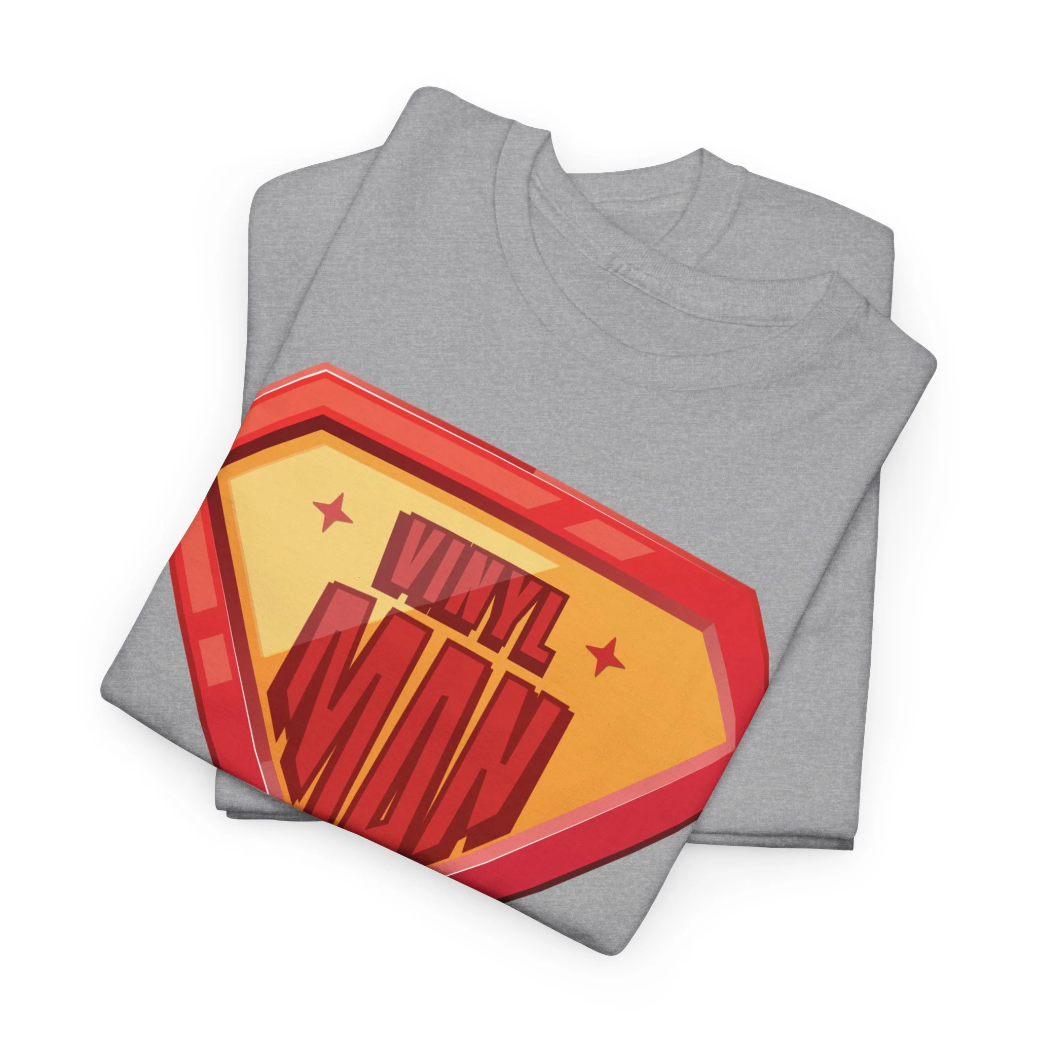 'Vinyl Man' Men's Superhero T-Shirt - Image 55