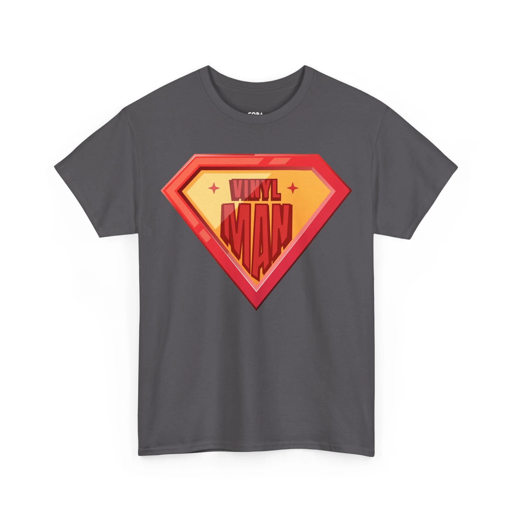 'Vinyl Man' Men's Superhero T-Shirt - Image 73