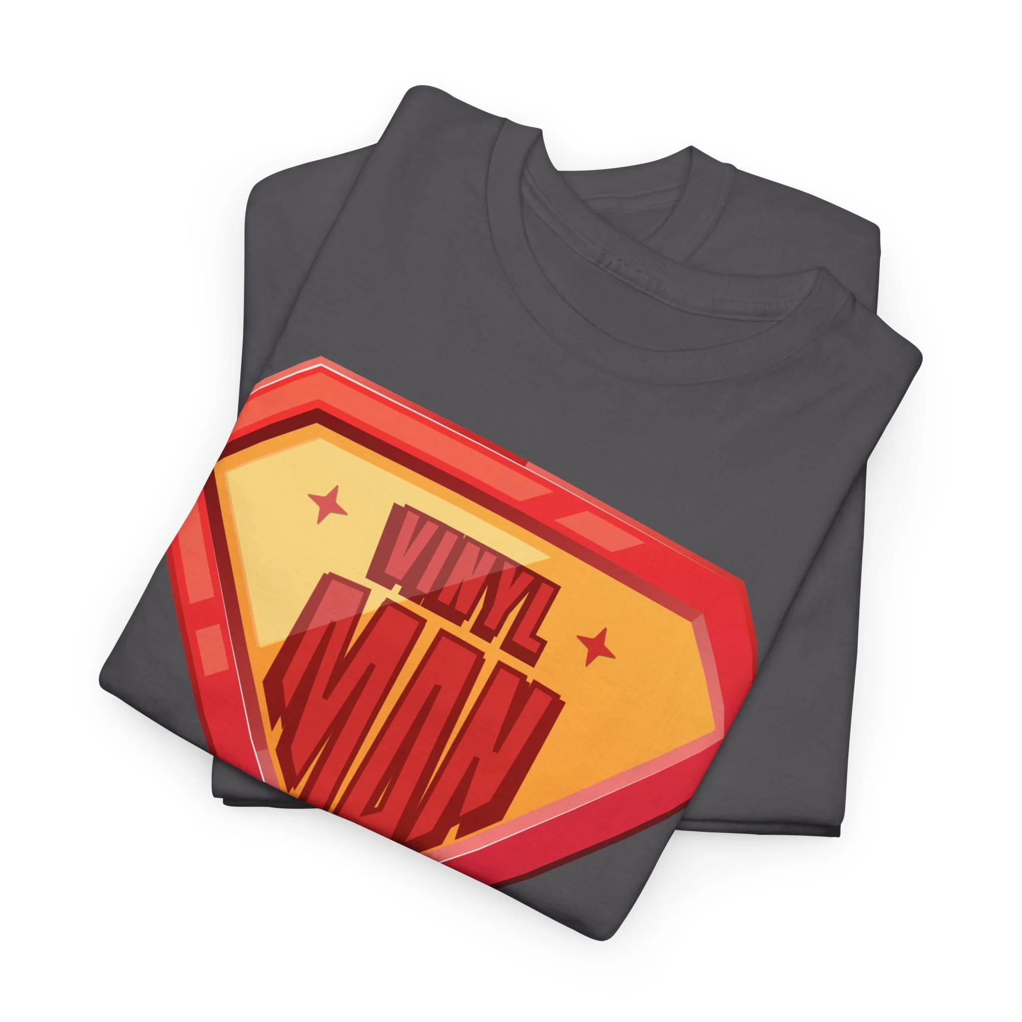 'Vinyl Man' Men's Superhero T-Shirt - Image 75