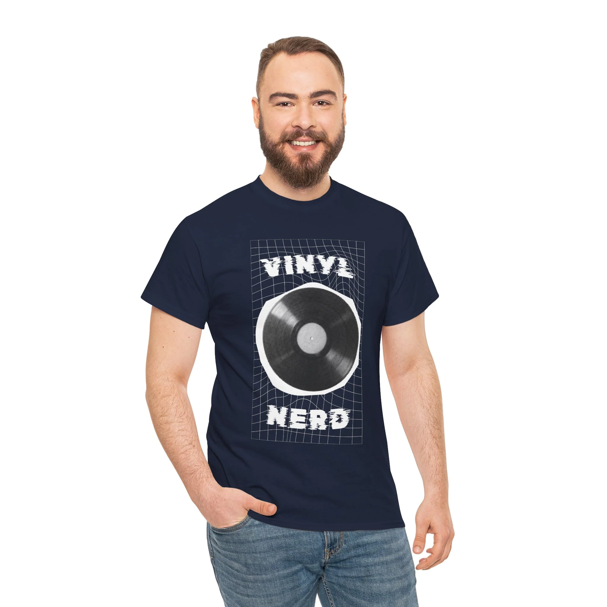 'Vinyl Nerd' Men's T-Shirt - Image 33