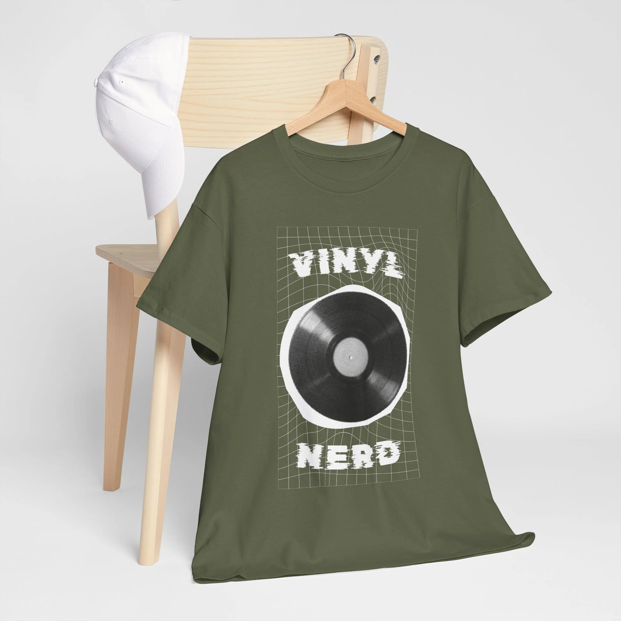 'Vinyl Nerd' Men's T-Shirt - Image 48