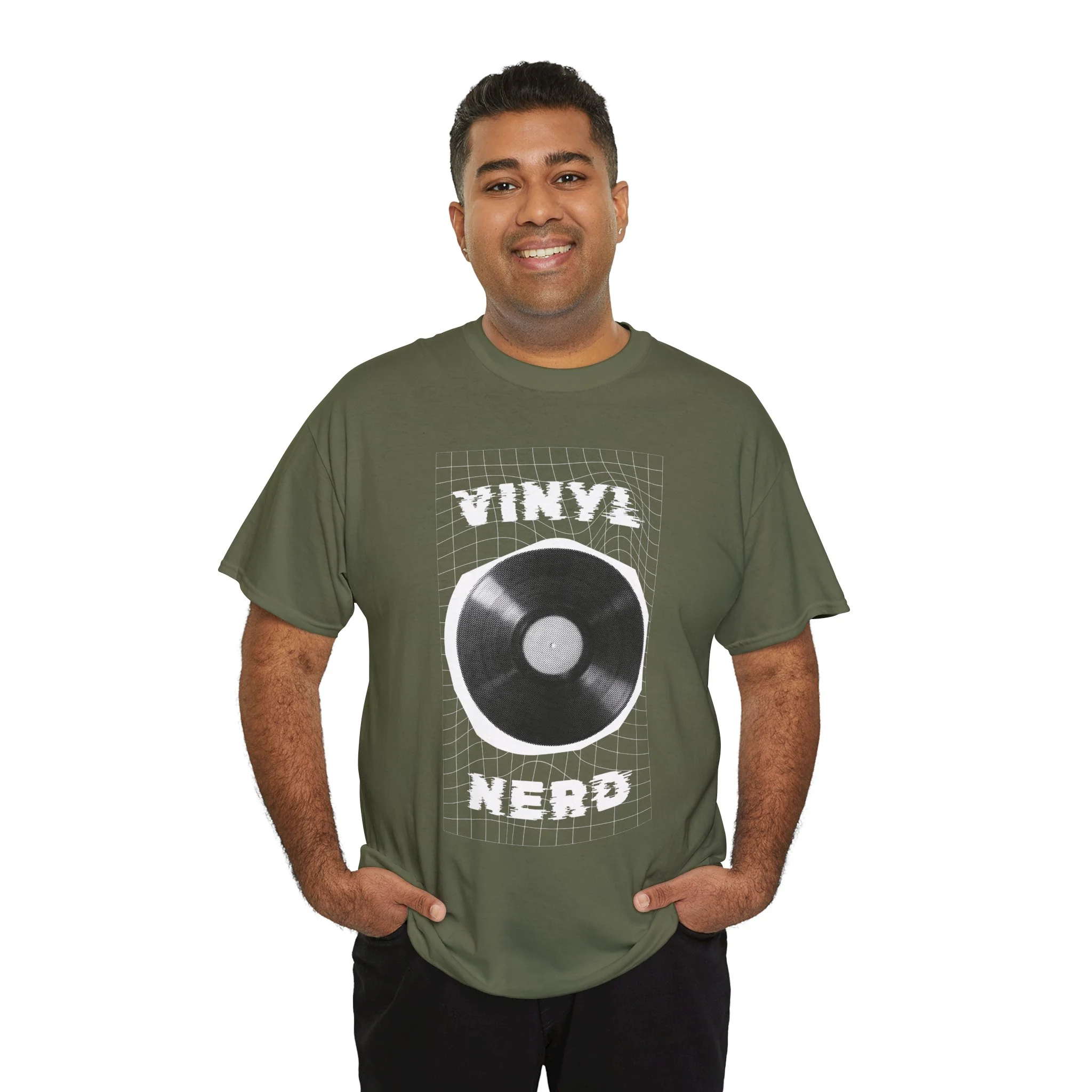'Vinyl Nerd' Men's T-Shirt - Image 52