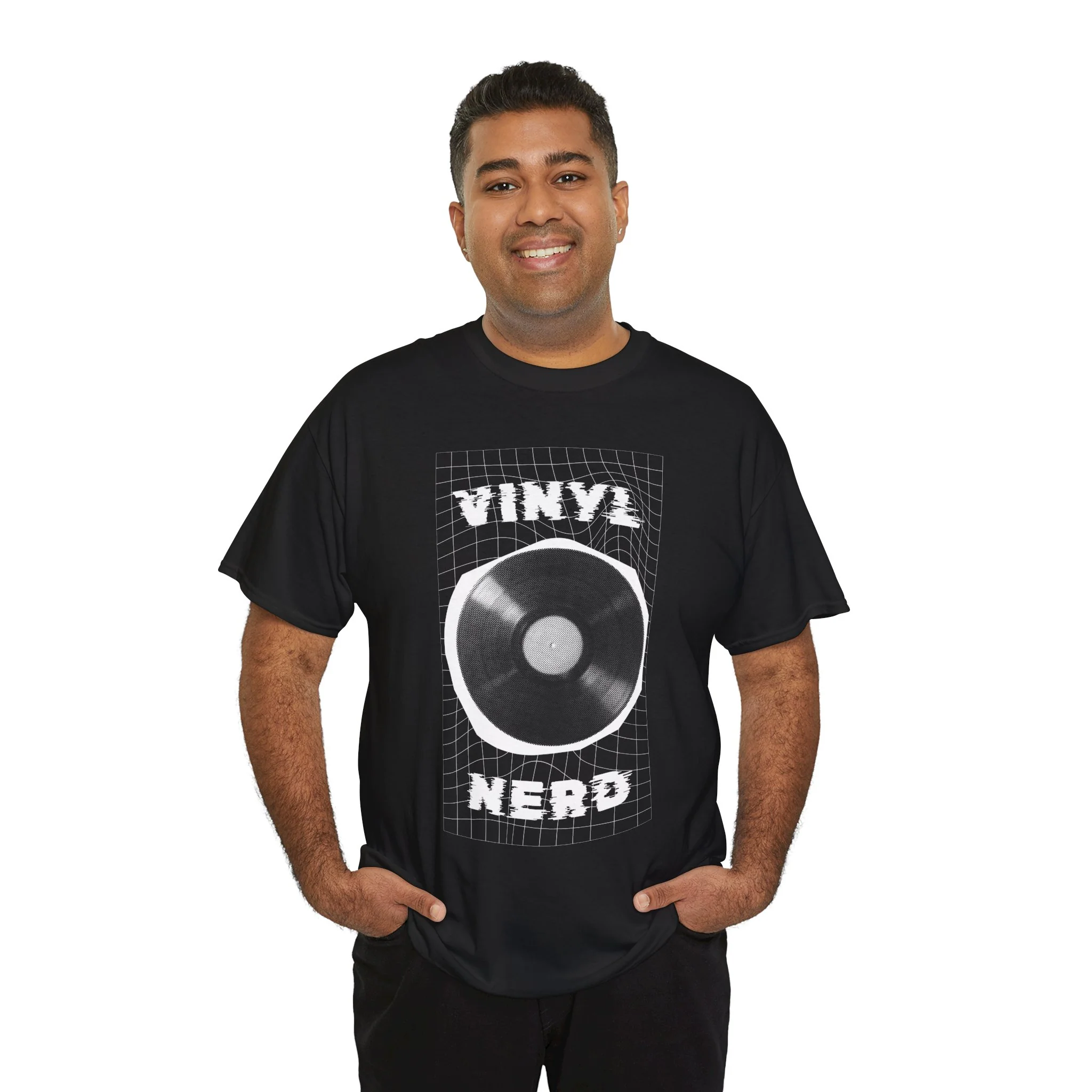'Vinyl Nerd' Men's T-Shirt - Image 7