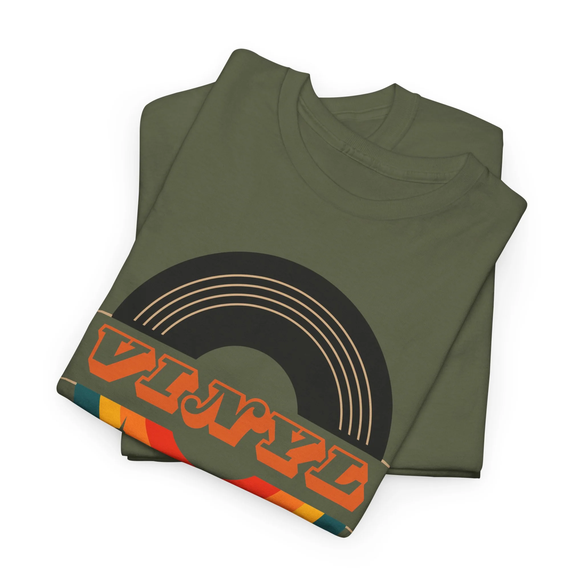 Vinyl Record Logo Men's T-Shirt - Image 12