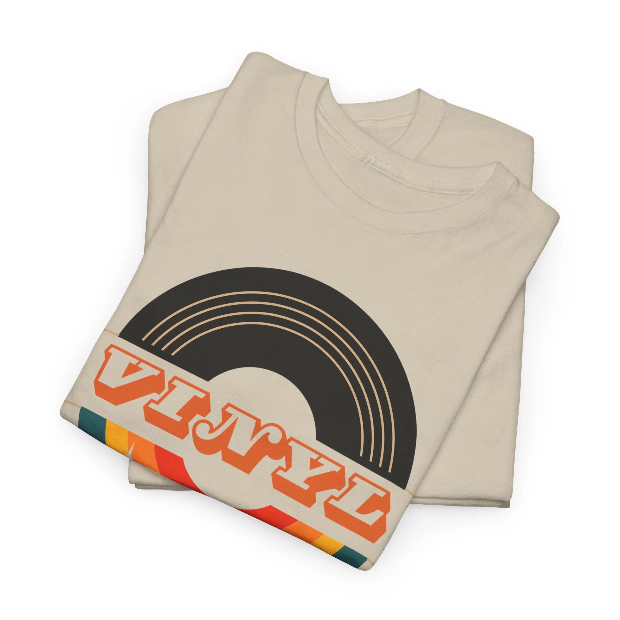 Vinyl Record Logo Men's T-Shirt - Image 30