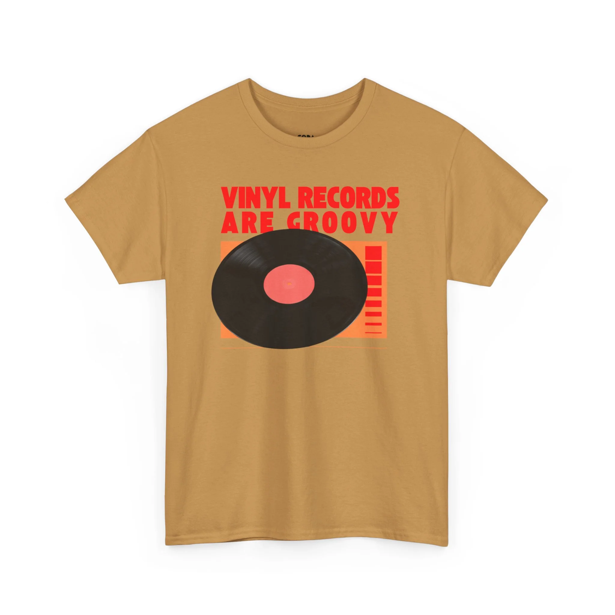 'Vinyl Records Are Groovy' Bold T-Shirt - Image 10