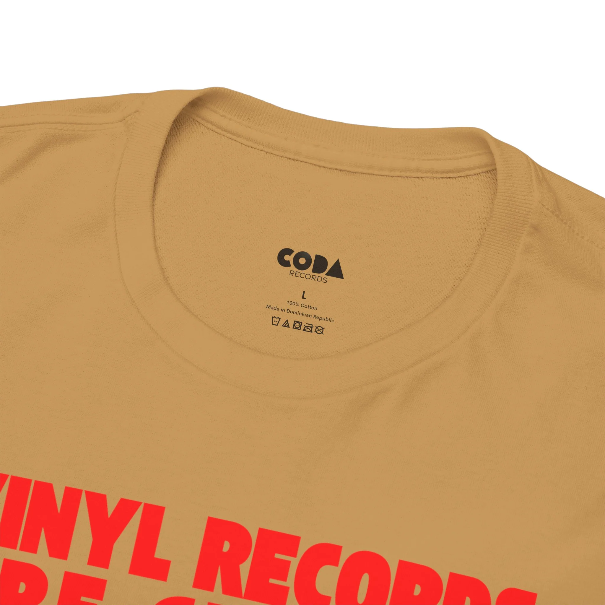 'Vinyl Records Are Groovy' Bold T-Shirt - Image 14