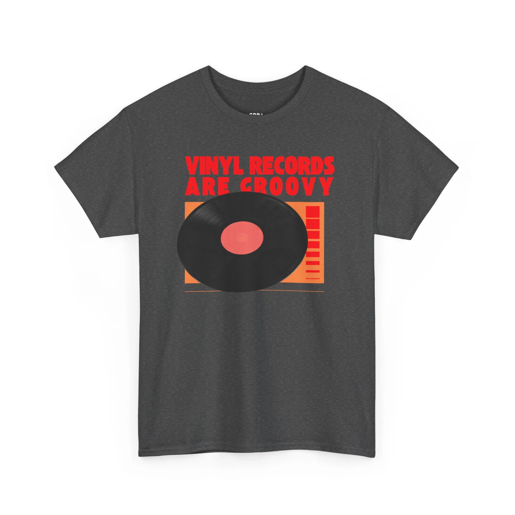 'Vinyl Records Are Groovy' Bold T-Shirt - Image 19