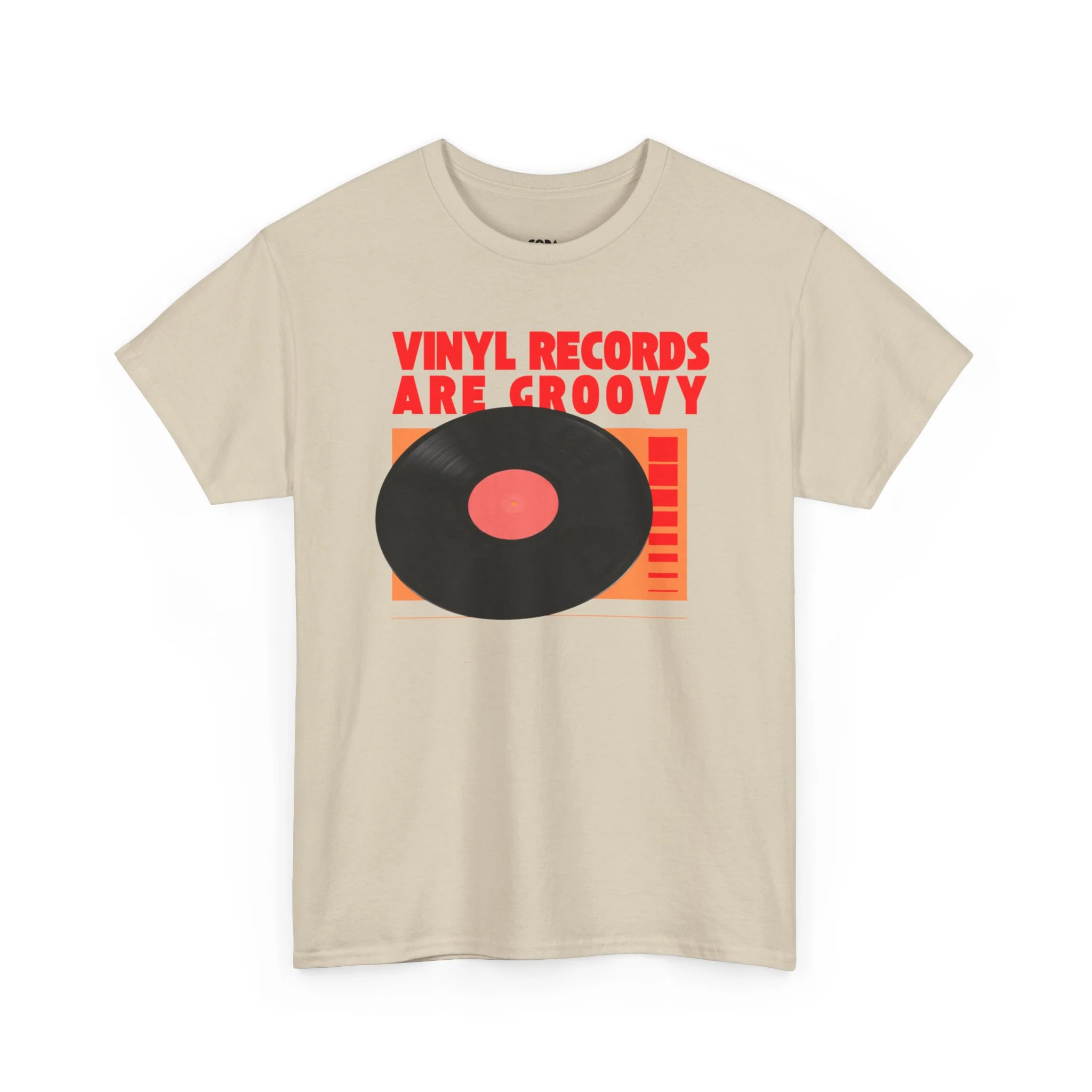 'Vinyl Records Are Groovy' Bold T-Shirt - Image 28
