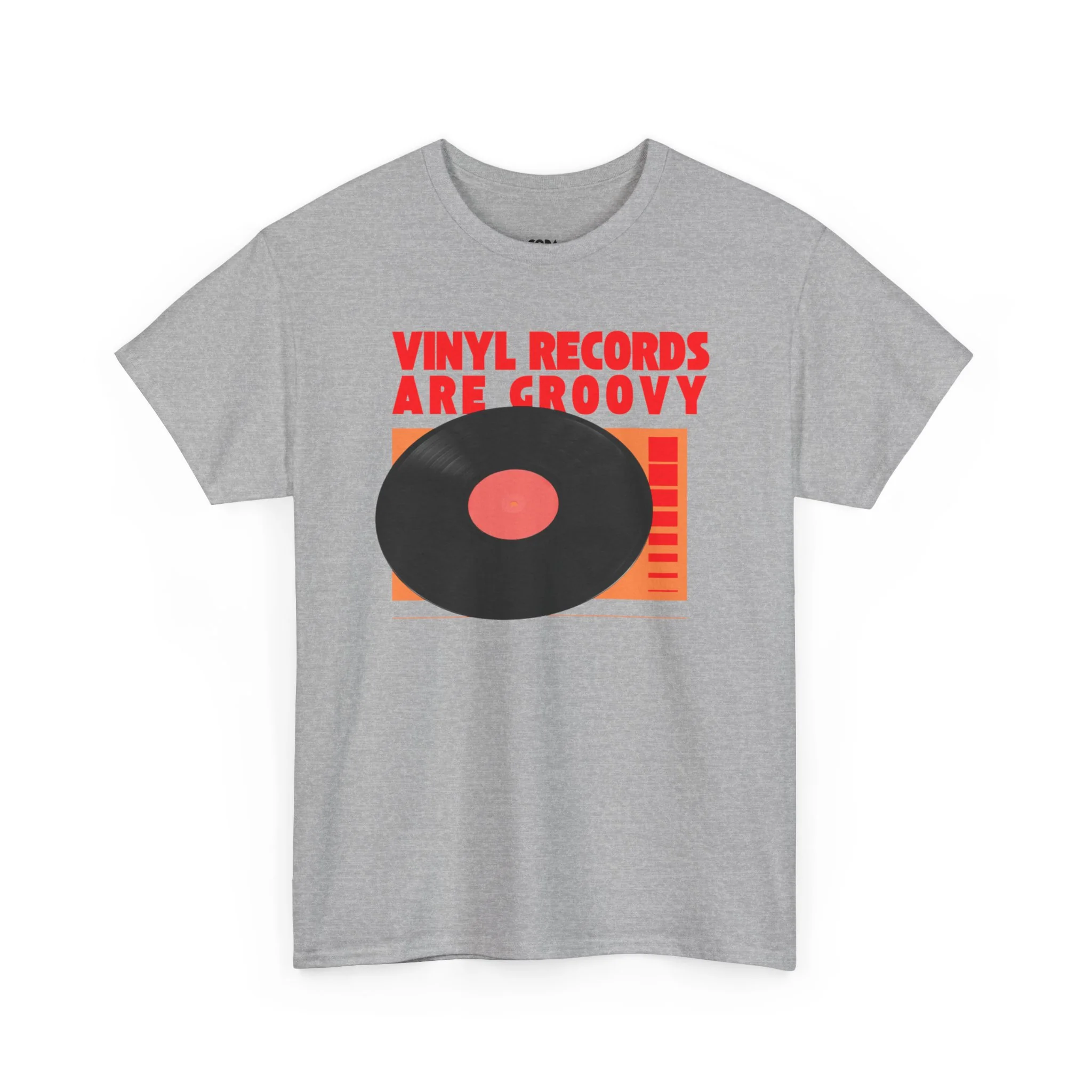 'Vinyl Records Are Groovy' Bold T-Shirt - Image 36