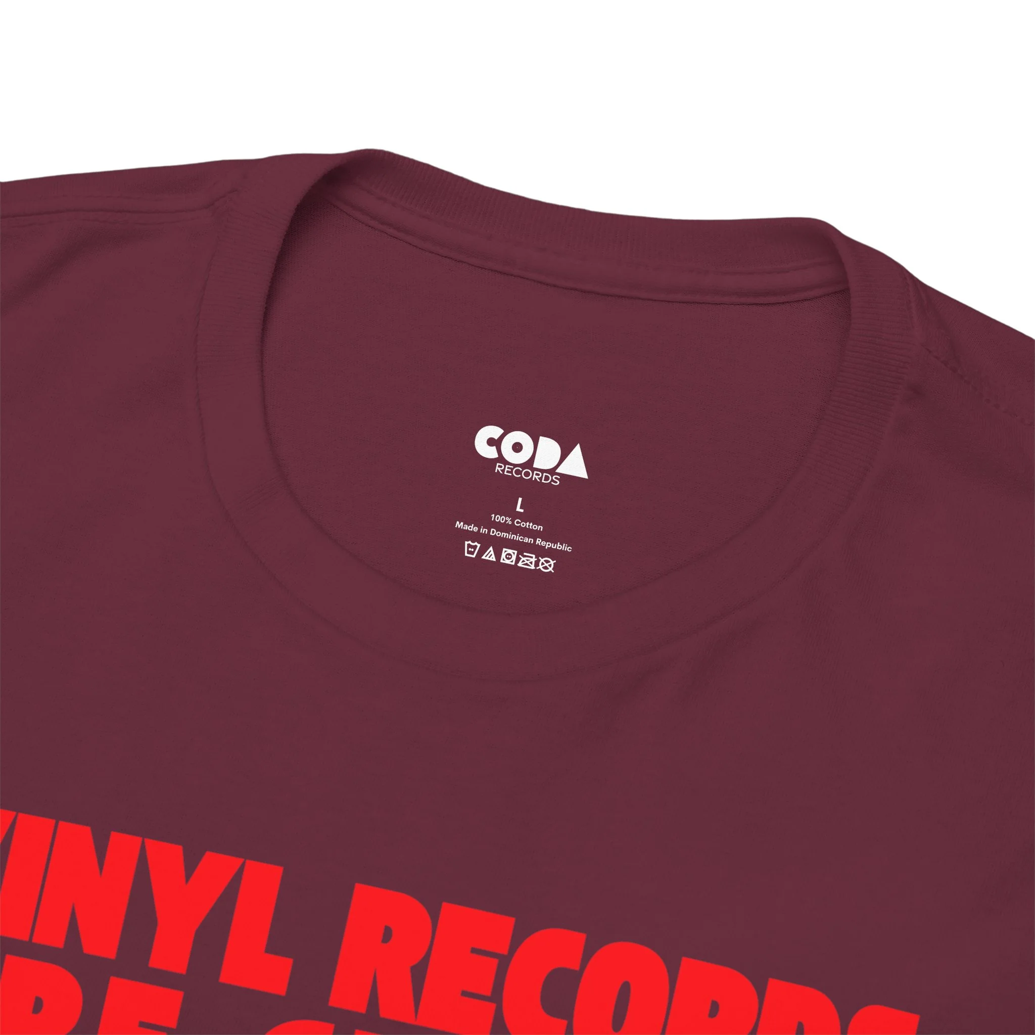 'Vinyl Records Are Groovy' Bold T-Shirt - Image 5