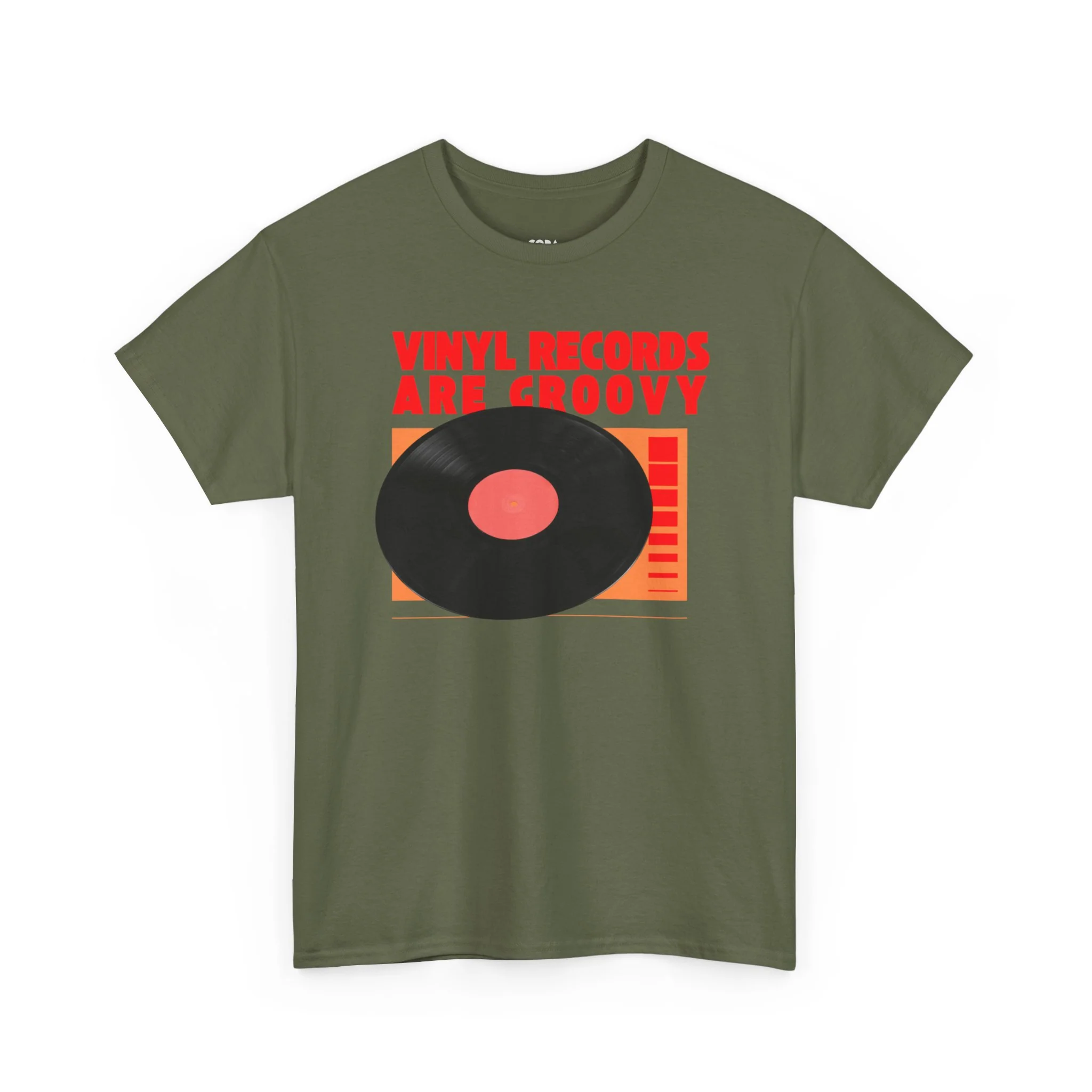 'Vinyl Records Are Groovy' Bold T-Shirt - Image 55