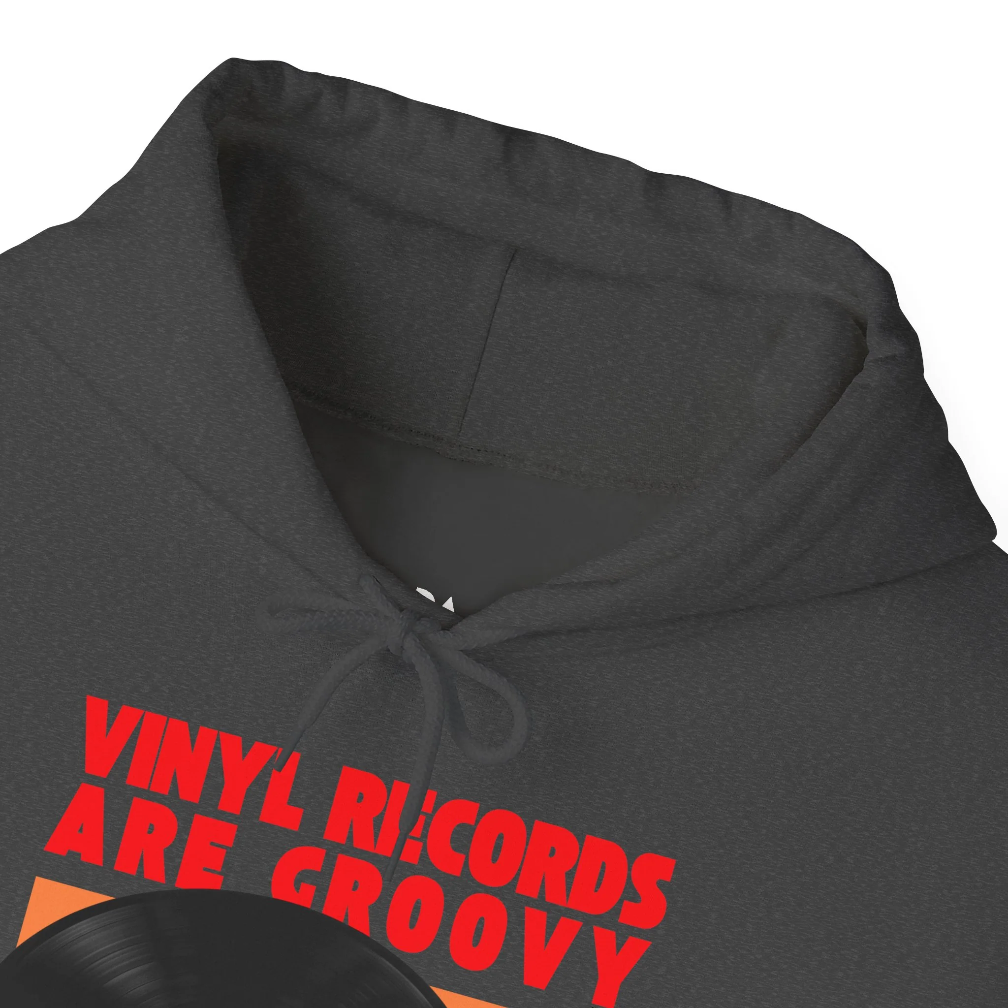 'Vinyl Records Are Groovy' Men's Hoodie - Image 12