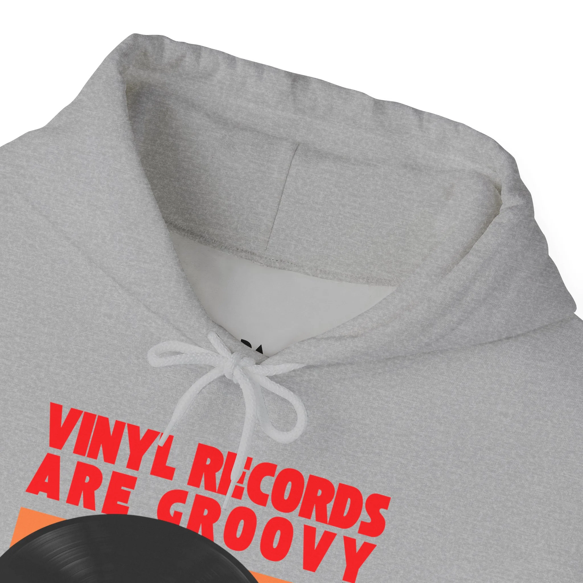 'Vinyl Records Are Groovy' Men's Hoodie - Image 19
