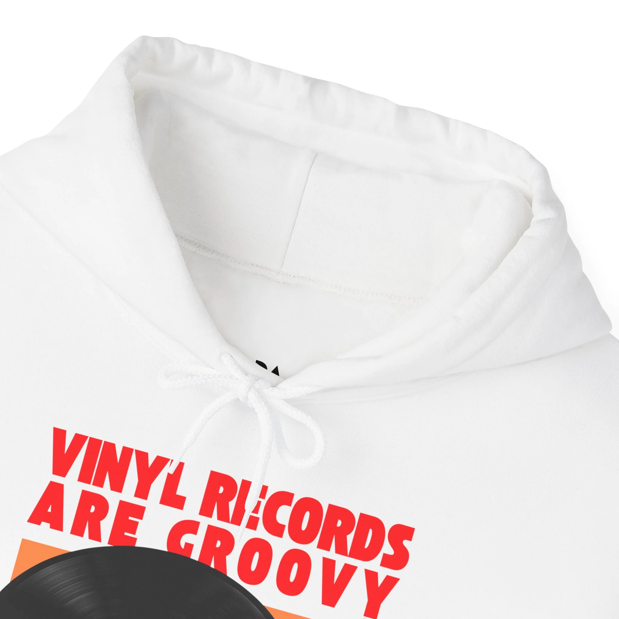 'Vinyl Records Are Groovy' Men's Hoodie - Image 26