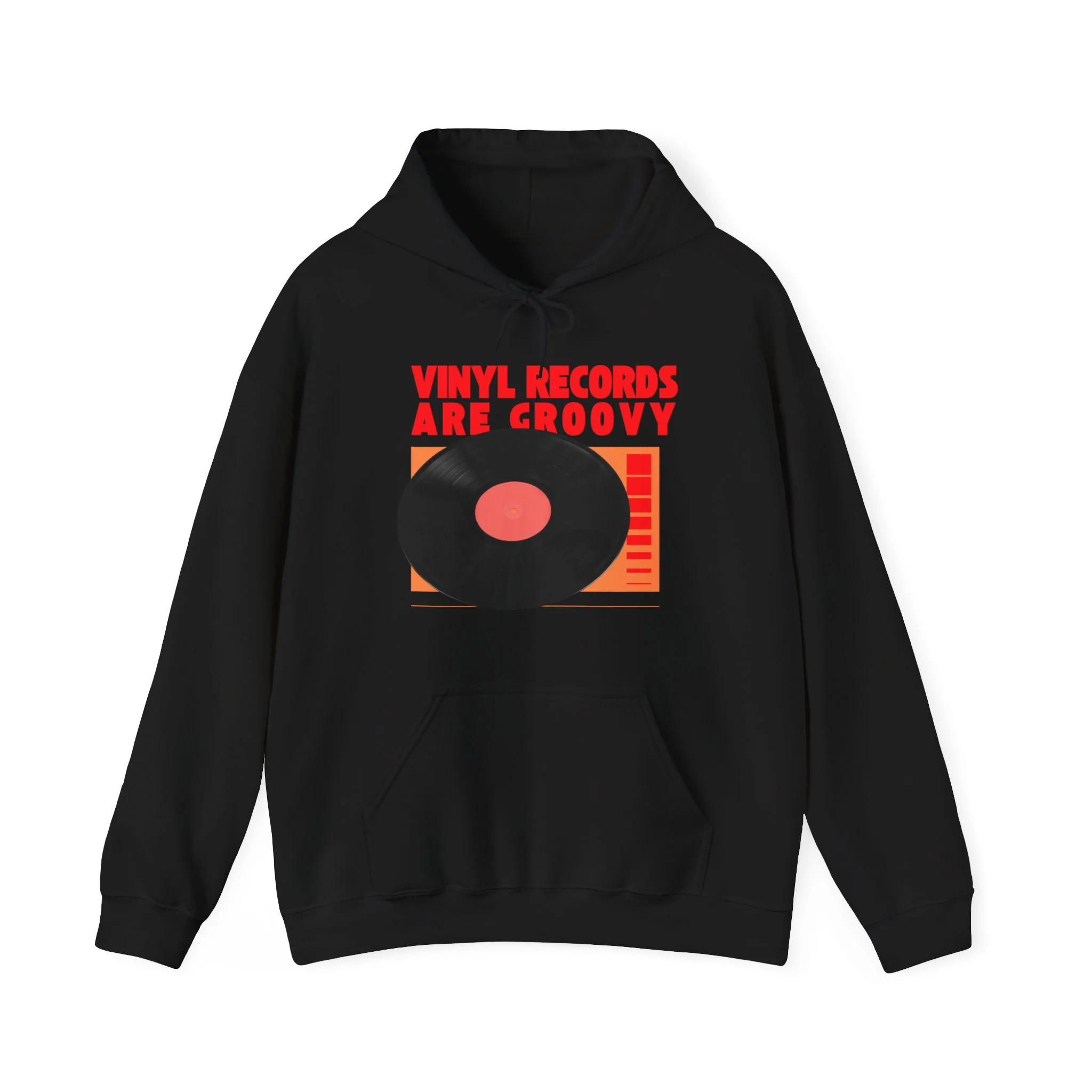 'Vinyl Records Are Groovy' Men's Hoodie - Image 29